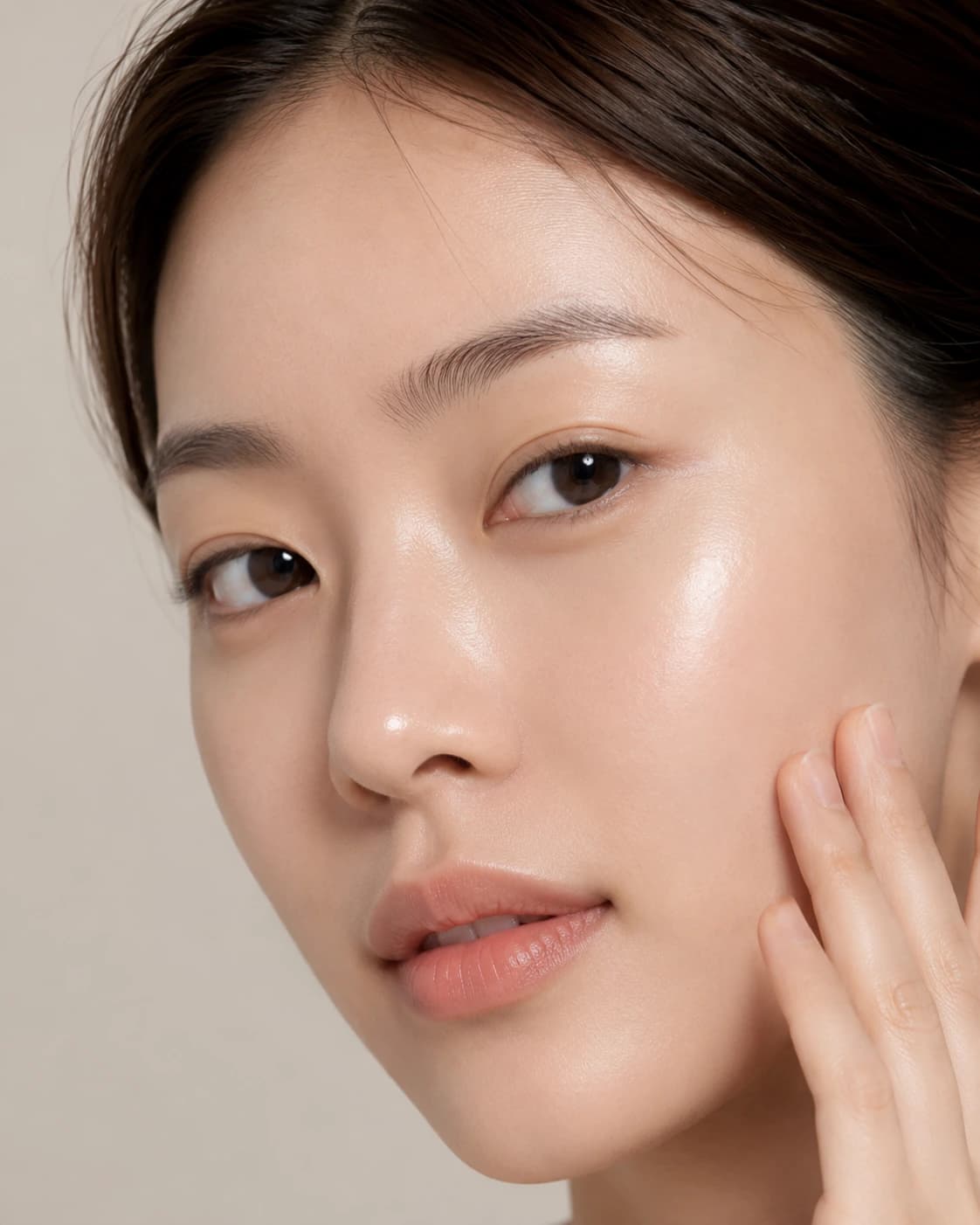 Editorial street portrait crop, Seongsu daylight.